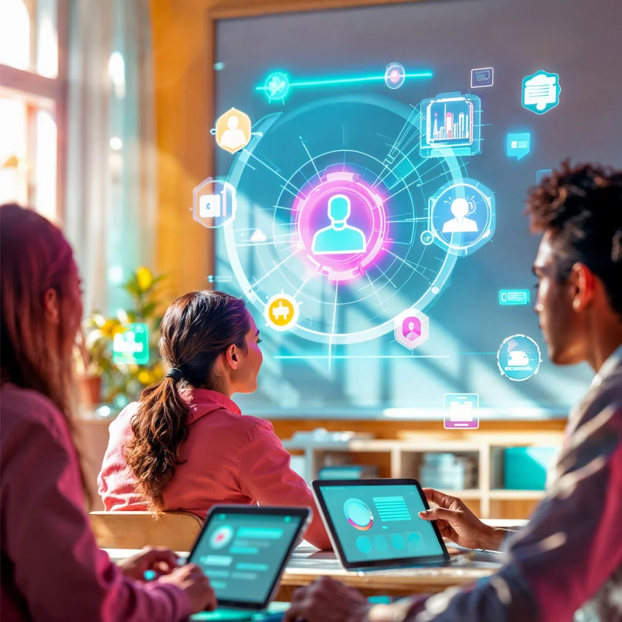Illustration of scalable and authentic mock interviews